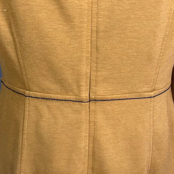Boden dress size 8 Petite mustard yellow sheath work office tailored - Picture 7 of 10